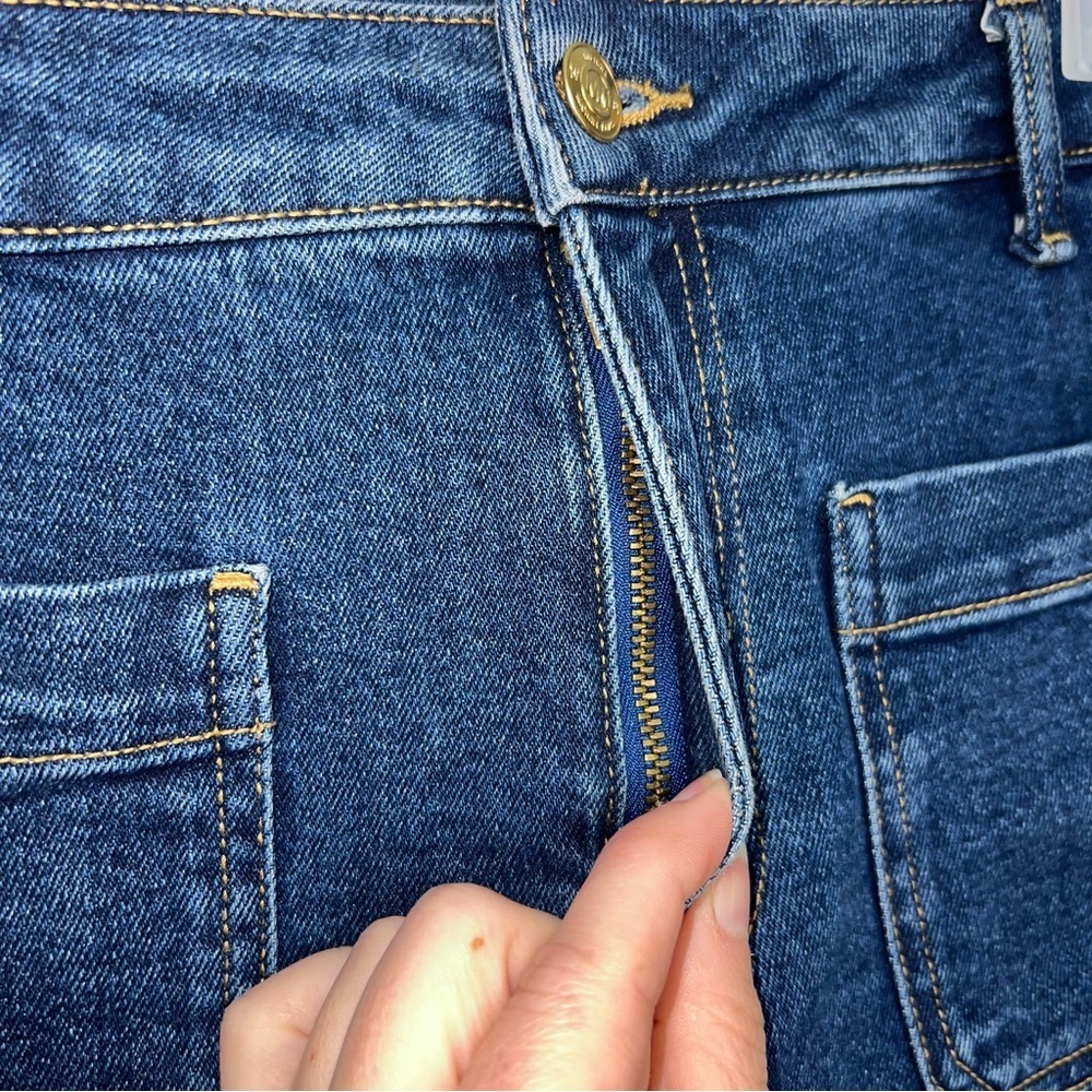 Michael Kors High Rise Straight Leg Jeans Medium Wash Women’s Size 8 - Picture 5 of 14